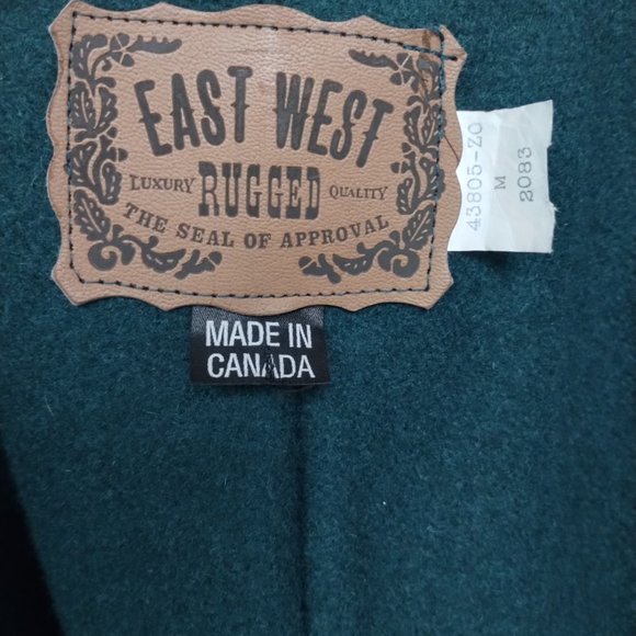 East West Rugged - Leather Rancher Coat - Size: L Men - Picture 8 of 10